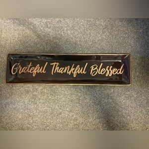 Decorative Tray - Grateful Thankful Blessed